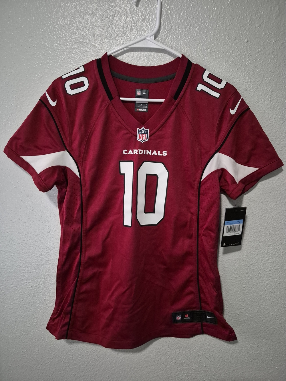 Womens Nike NFL Arizona Cardinals DeAndre Hopkins #10 Red Jersey Size M
